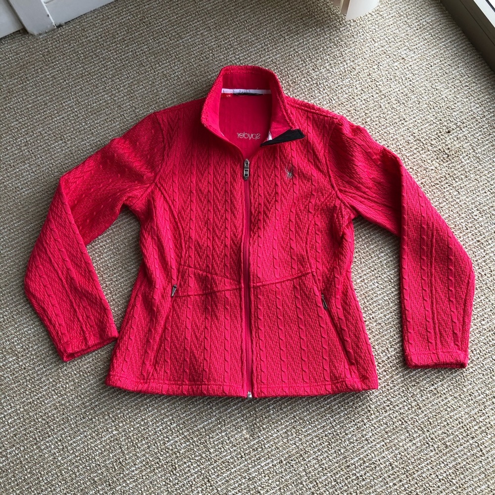 Women’s NWOT hot pink Spyder jacket size L